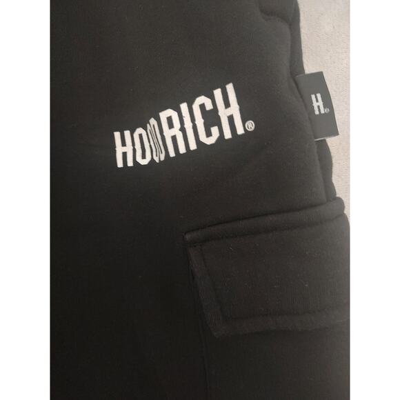 Hoodrich Mens XXL Black Sweatpants Drawstring Pockets- From Nothing To Something - Picture 7 of 11